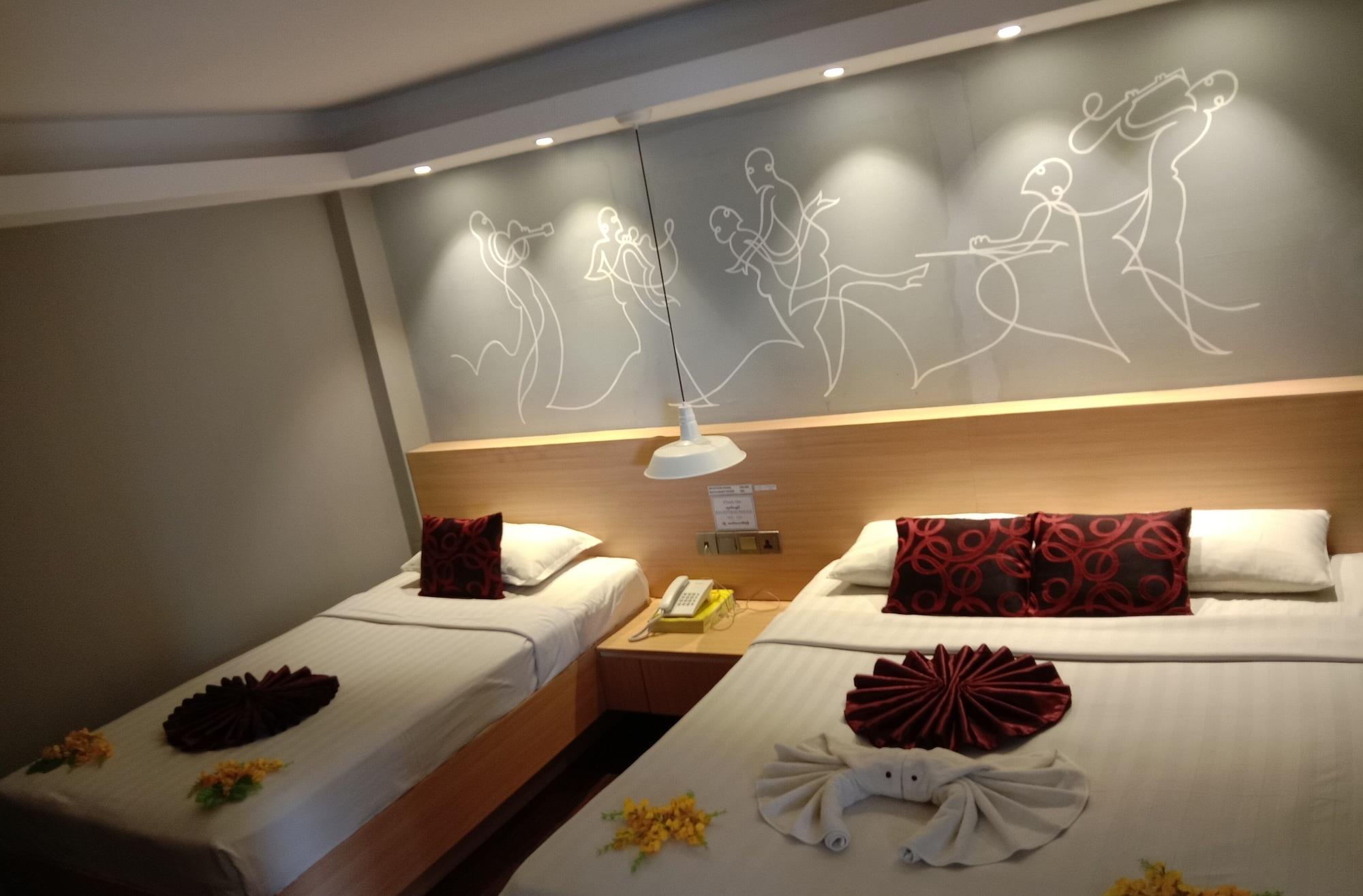 Shwe Pyi San Yar Hotel Yangon Exterior photo